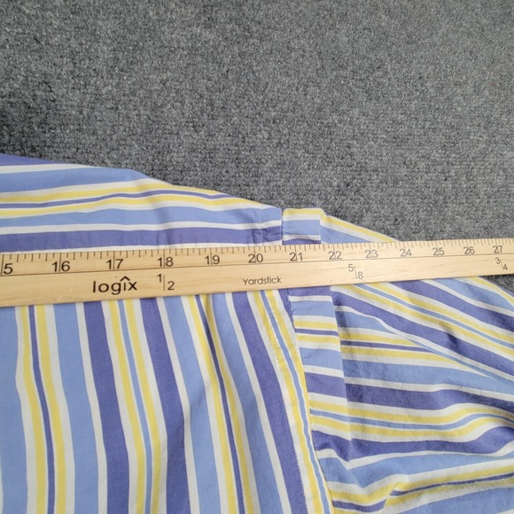Ralph Lauren Shirt Mens Large Blake Button Down Classic Striped Dress Shirt - Picture 6 of 8